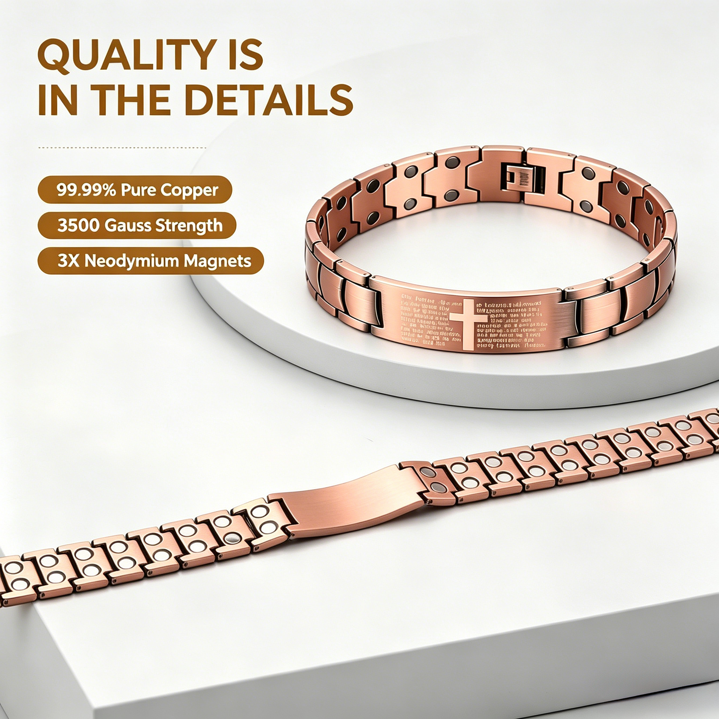 đ„LAST DAY 40% OFFđ„-100% Pure Copper Magnetic Power Bracelet â Boost Circulation, Banish Fatigue