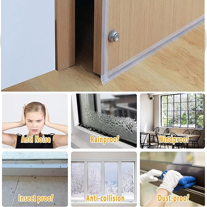 Door Weather Stripping Seal â Keep Wind, Dust & Noise Out (5M/16.4FT)