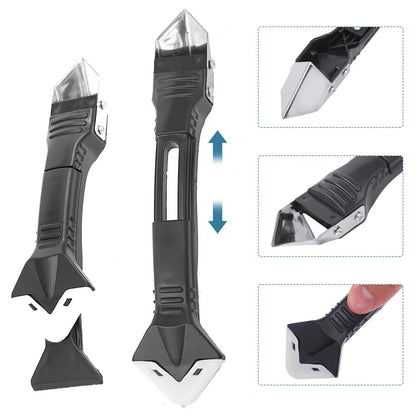 Fix Messy Caulk in Seconds – 3-in-1 Tool