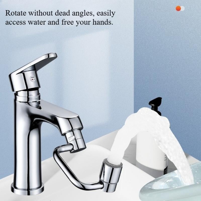 1440° Rotating Faucet Aerator – Flexible Water Flow Extension