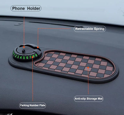 🚗 Anti-Slip Car Phone Holder Pad - Stop Your Phone From Sliding While Driving