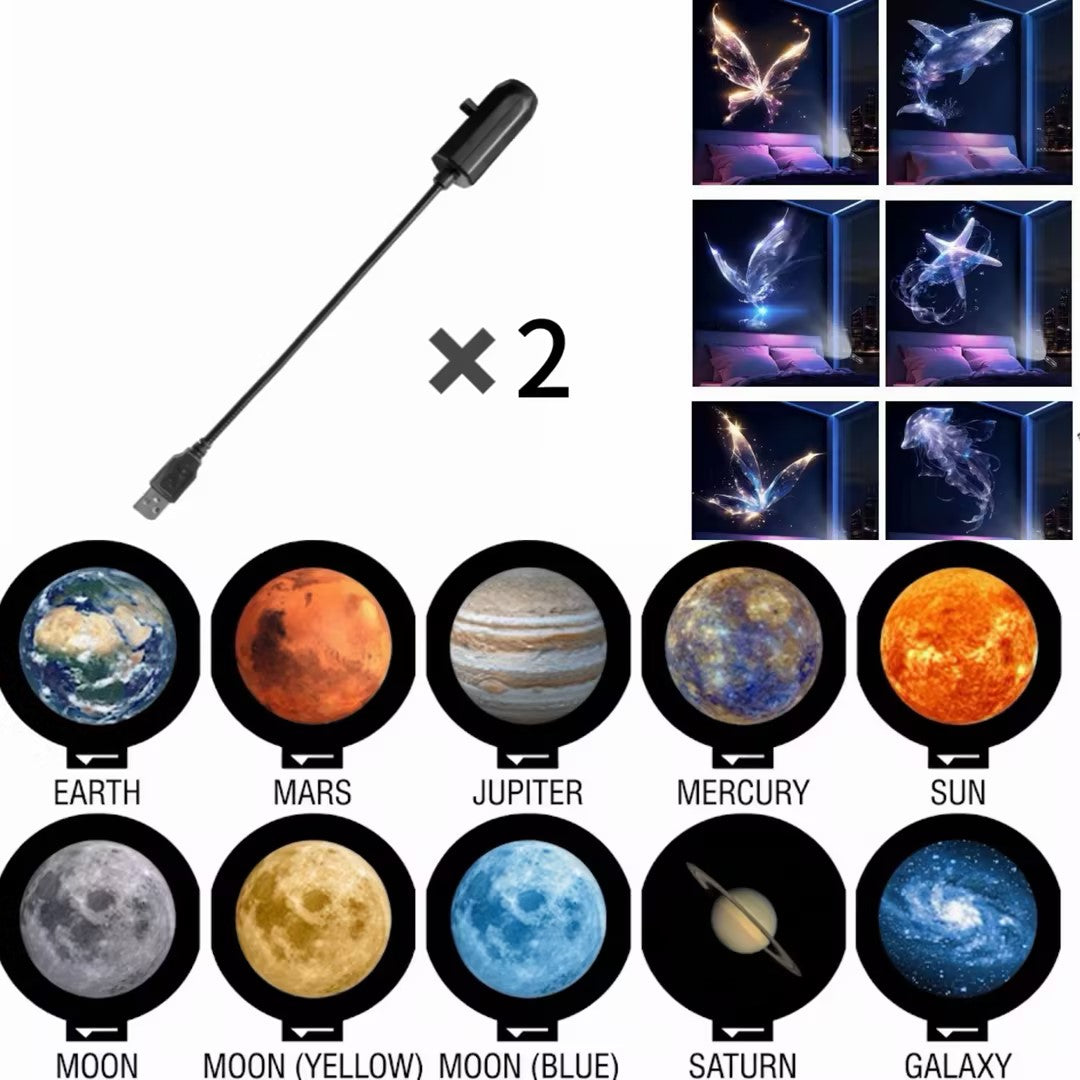 Butterfly & Ocean (6-piece set) + Solar System (10-6-piece set)