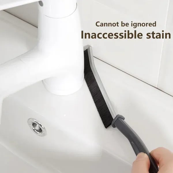 Hard Bristle Crevice Cleaning Brush – Deep Gap Scrubber