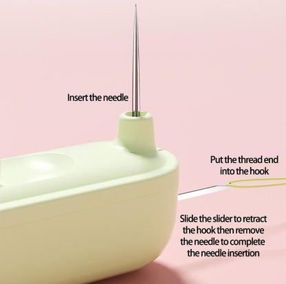Thread Needles in Seconds – 2-in-1 Sewing Tool