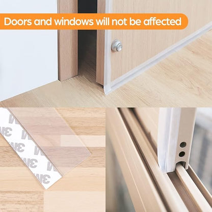 Door Weather Stripping Seal – Keep Wind, Dust & Noise Out (5M/16.4FT)
