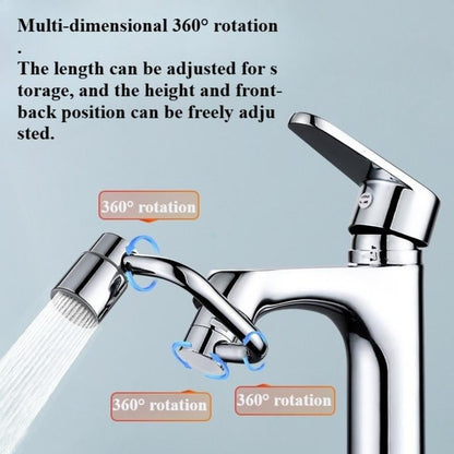1440° Rotating Faucet Aerator – Flexible Water Flow Extension
