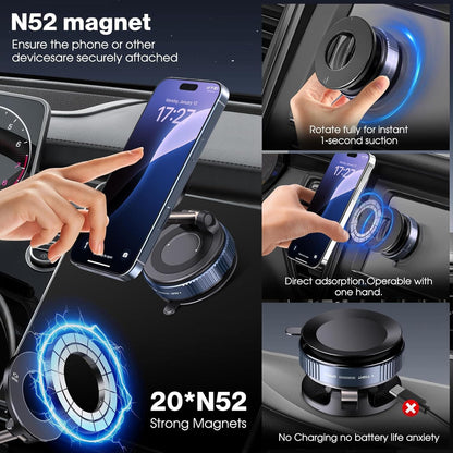 MagLock 360° Vacuum Magnetic Phone Mount – Rock-Solid Grip Anywhere, Any Angle