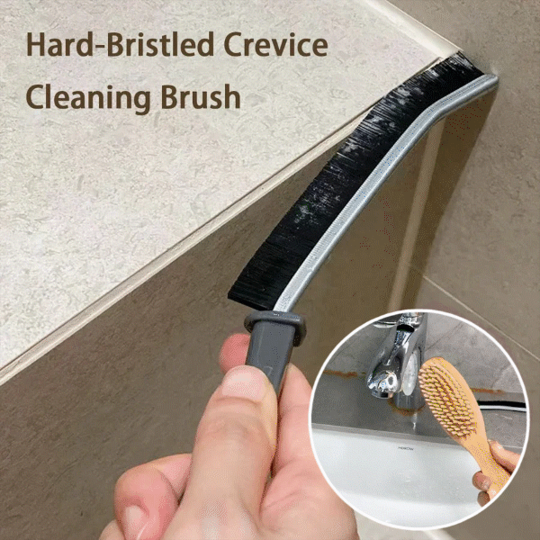 Hard Bristle Crevice Cleaning Brush – Deep Gap Scrubber