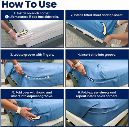 Adjustable Bed Sheet Holder – Secure & Non-Slip Fit