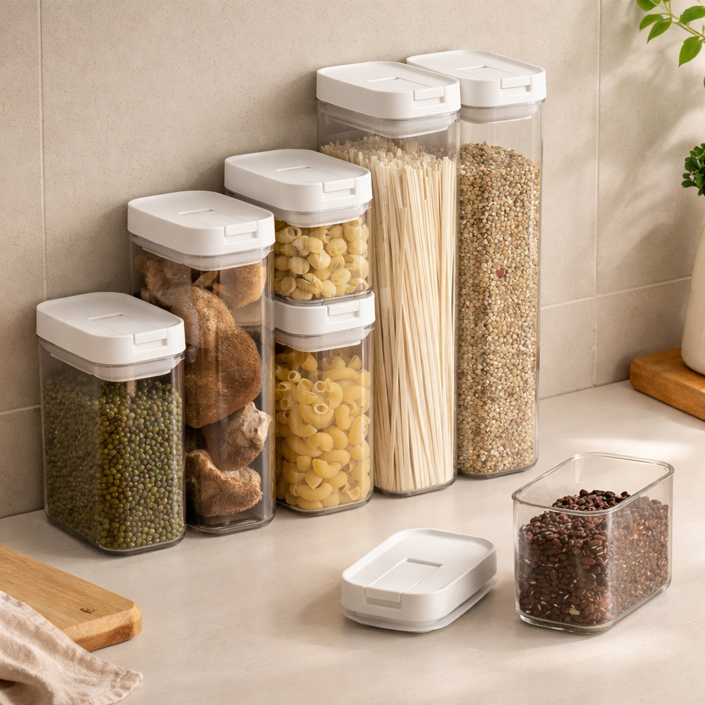 Transparent Airtight Food Storage Containers