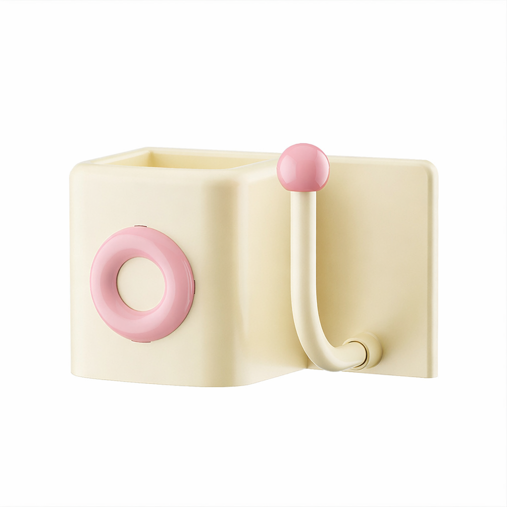 Macaron Wall-Mounted Organizer Box with Hook