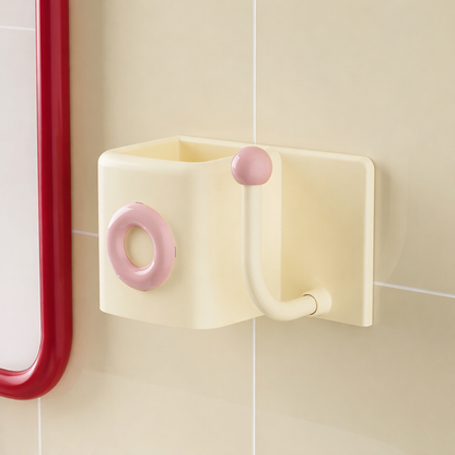 Macaron Wall-Mounted Organizer Box with Hook