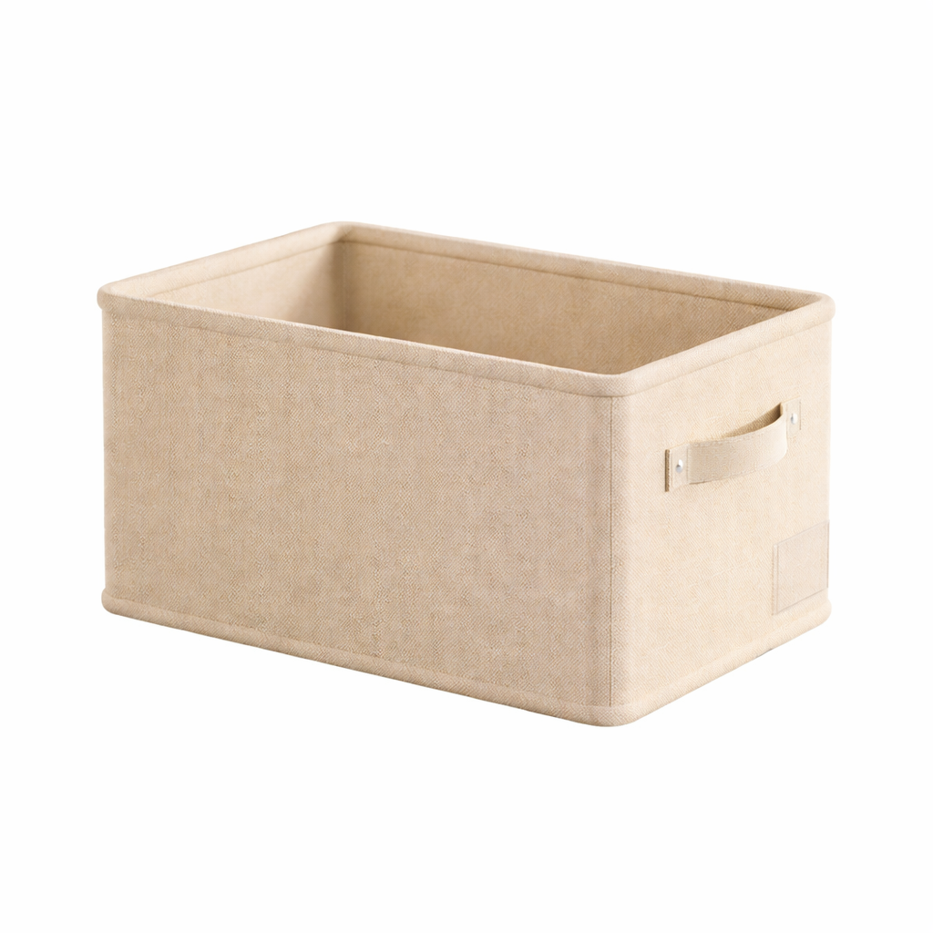 Cotton Linen Foldable Storage Bin