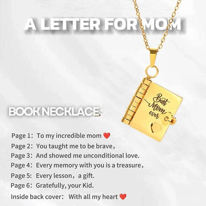 For Daughter - I'm Always With You Book Necklace