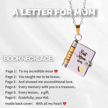 For Daughter - I'm Always With You Book Necklace