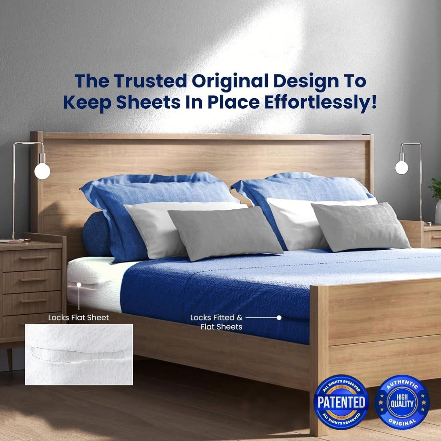 Adjustable Bed Sheet Holder – Secure & Non-Slip Fit
