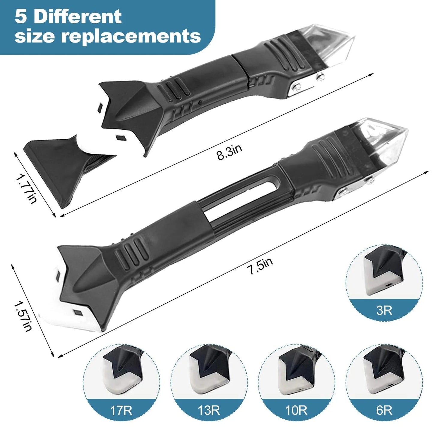 Fix Messy Caulk in Seconds – 3-in-1 Tool