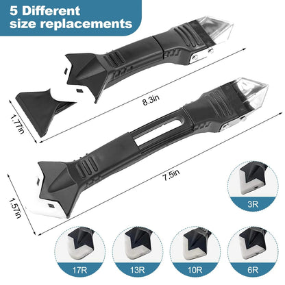 Fix Messy Caulk in Seconds – 3-in-1 Tool