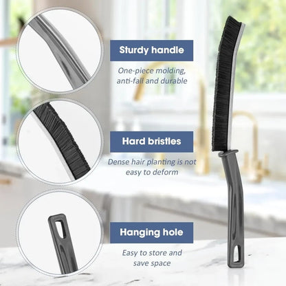 Hard Bristle Crevice Cleaning Brush – Deep Gap Scrubber