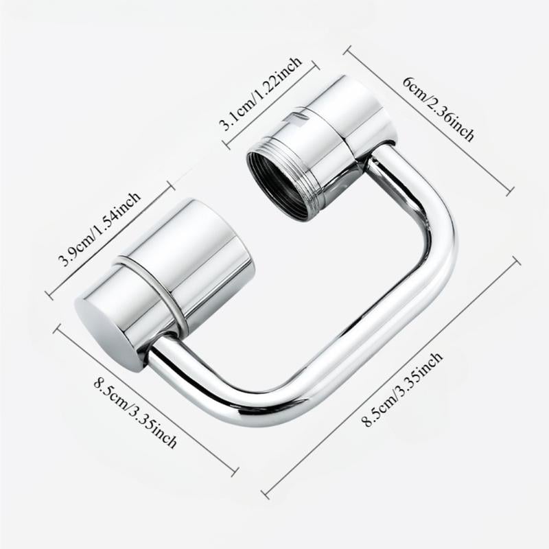 1440° Rotating Faucet Aerator – Flexible Water Flow Extension